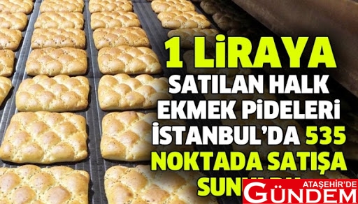 İBB PİDELERİ 1TL HALK EKMEIK PİDE 1 TL